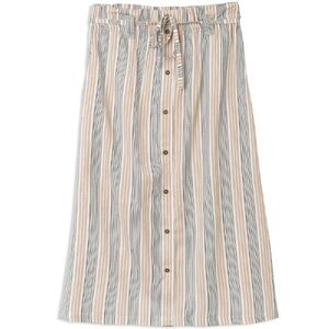 RVCA Oslo Striped Midi Skirt Small